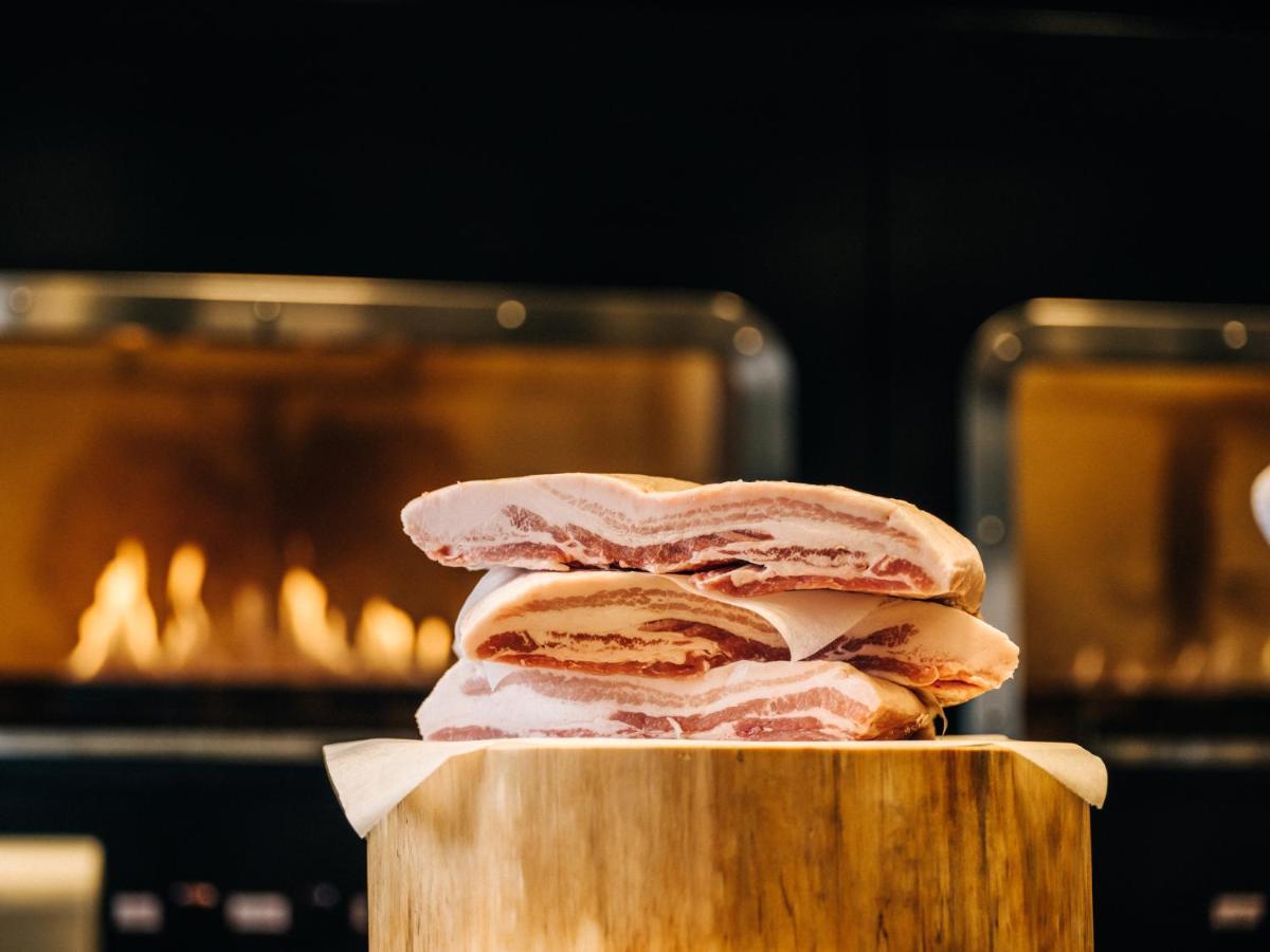 Hyatt Centric Kanazawa Dış mekan fotoğraf Pork prepared for roasting